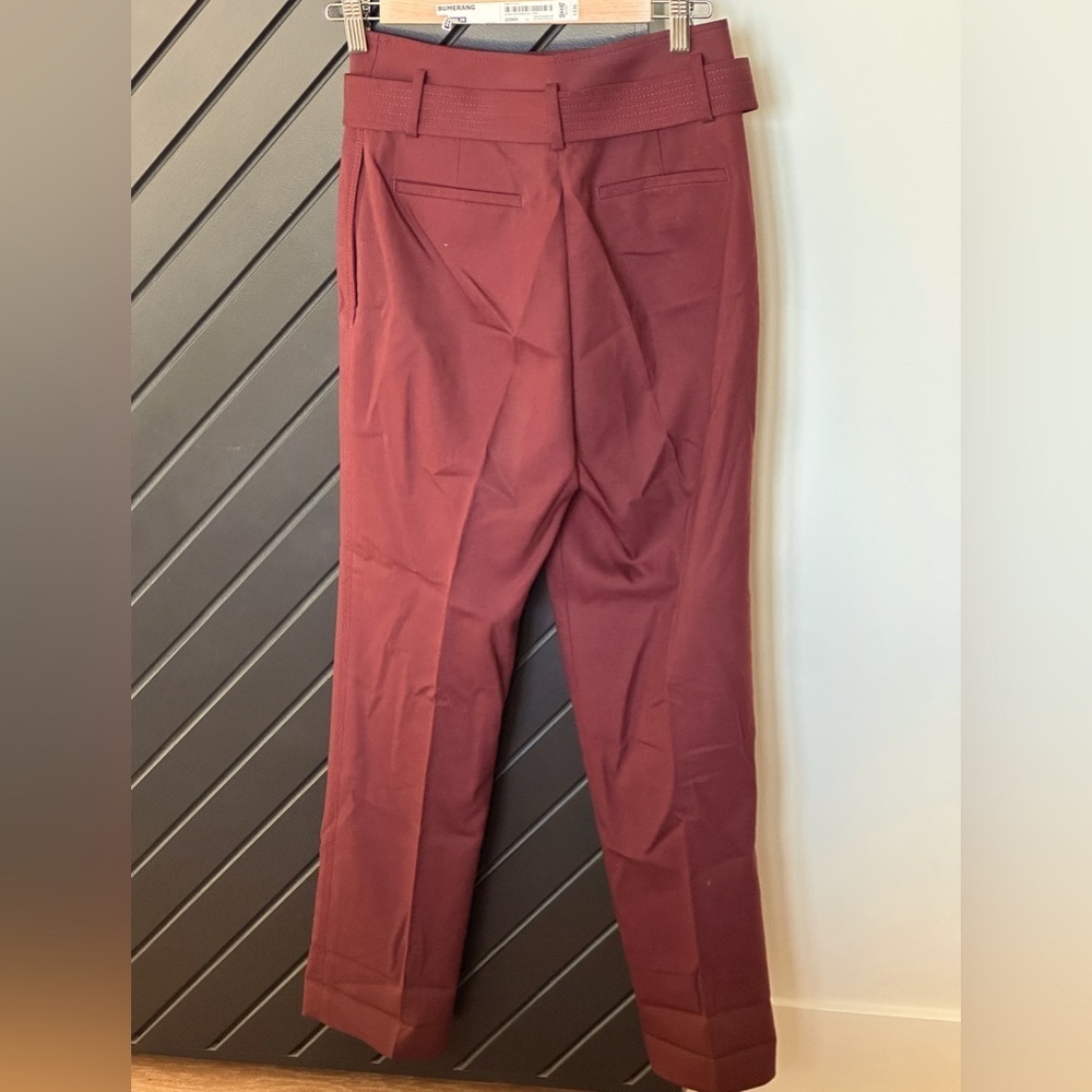 Reiss wool trousers w metal buckle belt. Size 2. Excellent condition. - Picture 6 of 9